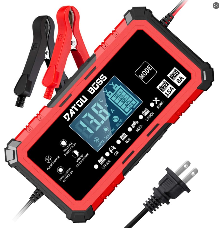 MOTUL AUTECH Z LEDライト付＆プロポバッテリー充電器完成品セット Amazon.co.jp: DATOUBOSS 12V15A / 24V8A バッテリー用スマート充電